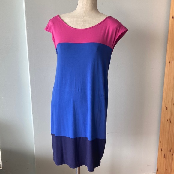 Tori Richard colour block dress size medium - Picture 1 of 9